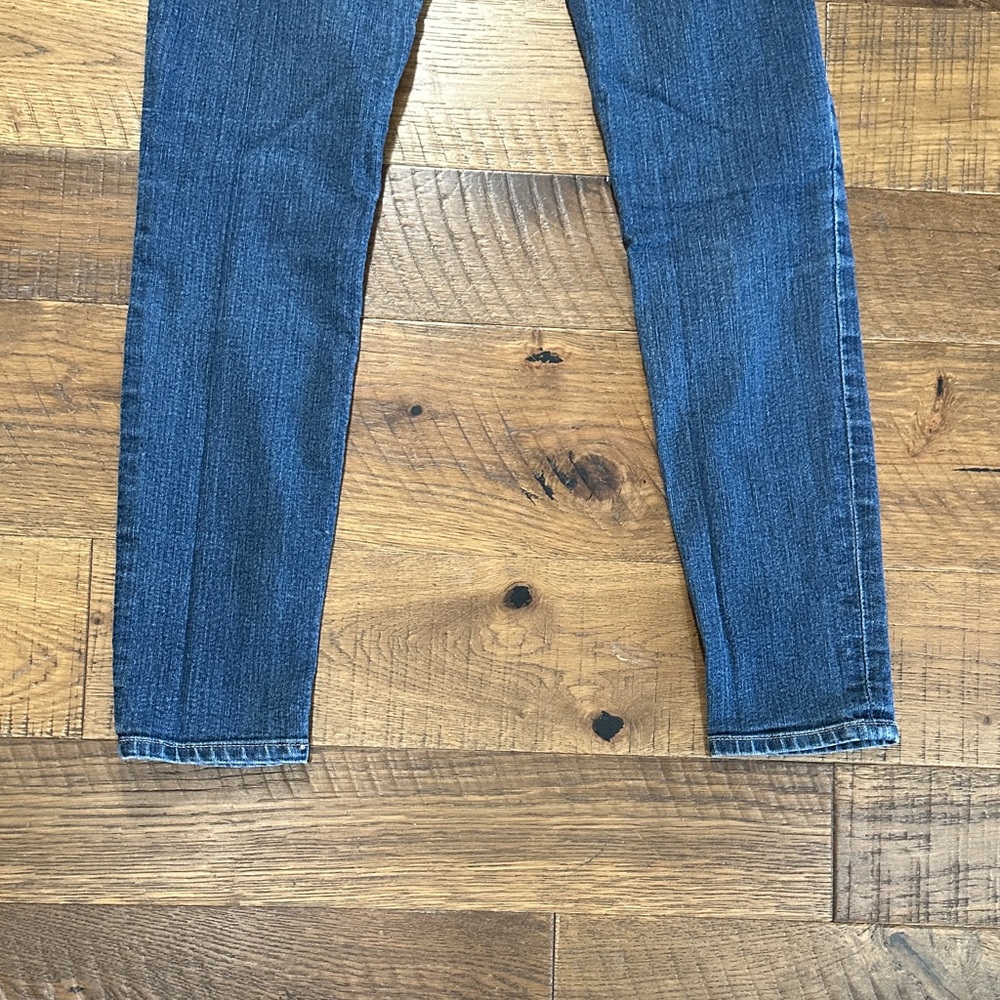 Express Blue Low Rise Skinny Jeans - Picture 8 of 8